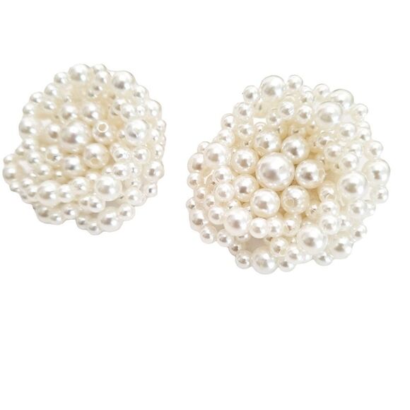 Faux pearl Earrings White dainty stud coquette wedding evening party💖 2/$30 - Picture 9 of 16